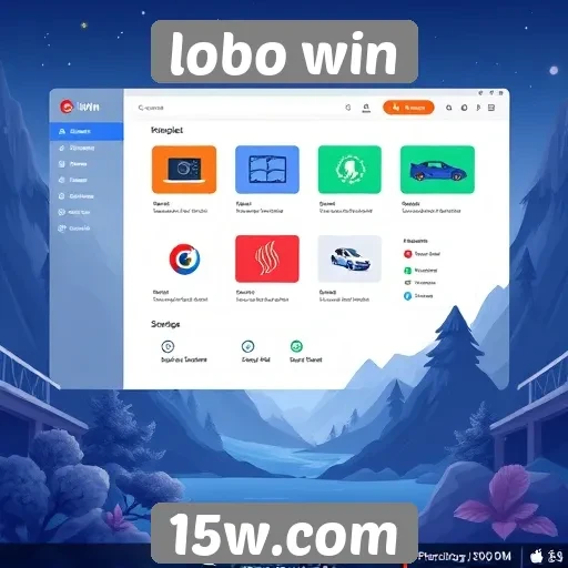 Interface do Lobo Win é amigável para novos usuários